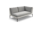 Dedon Mu Left Module, Coussins non inclus Black Pepper 317 