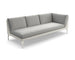 Dedon Mu Left Module XXL, Coussins en sus Mystique Dusk Lipari 216 