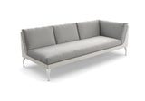 Dedon Mu Left Module XXL, Coussins non inclus Lipari 304 