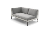 Dedon Mu Right Module, Coussins non inclus Black Pepper 317 