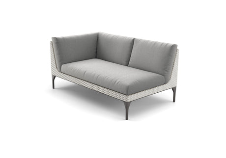 Dedon Mu Right Module, Coussins non inclus Black Pepper 317 
