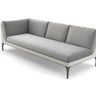 Dedon Mu Right Module XXL, Coussins non inclus Black Pepper 317 