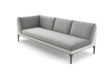 Dedon Mu Right Module XXL, Coussins non inclus Black Pepper 317 