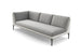Dedon Mu Right Module XXL, Coussins non inclus Black Pepper 317 