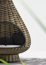 Dedon Nestrest Standing Lounger Ø200cm, Coussins non inclus 