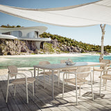 Dedon Roii Chaise repas, coussin en sus 