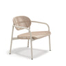 Dedon Roii Lounge chair, coussin en sus Silica 173 