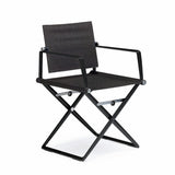 Dedon Seax Fauteuil repas Black Pepper 317 - Sail Shade 627 