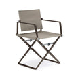 Dedon Seax Fauteuil repas Black Pepper 317 - Sail Taupe 625 