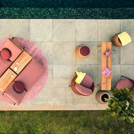 Dedon Tibbo Bench: L / Banc L 200cm 