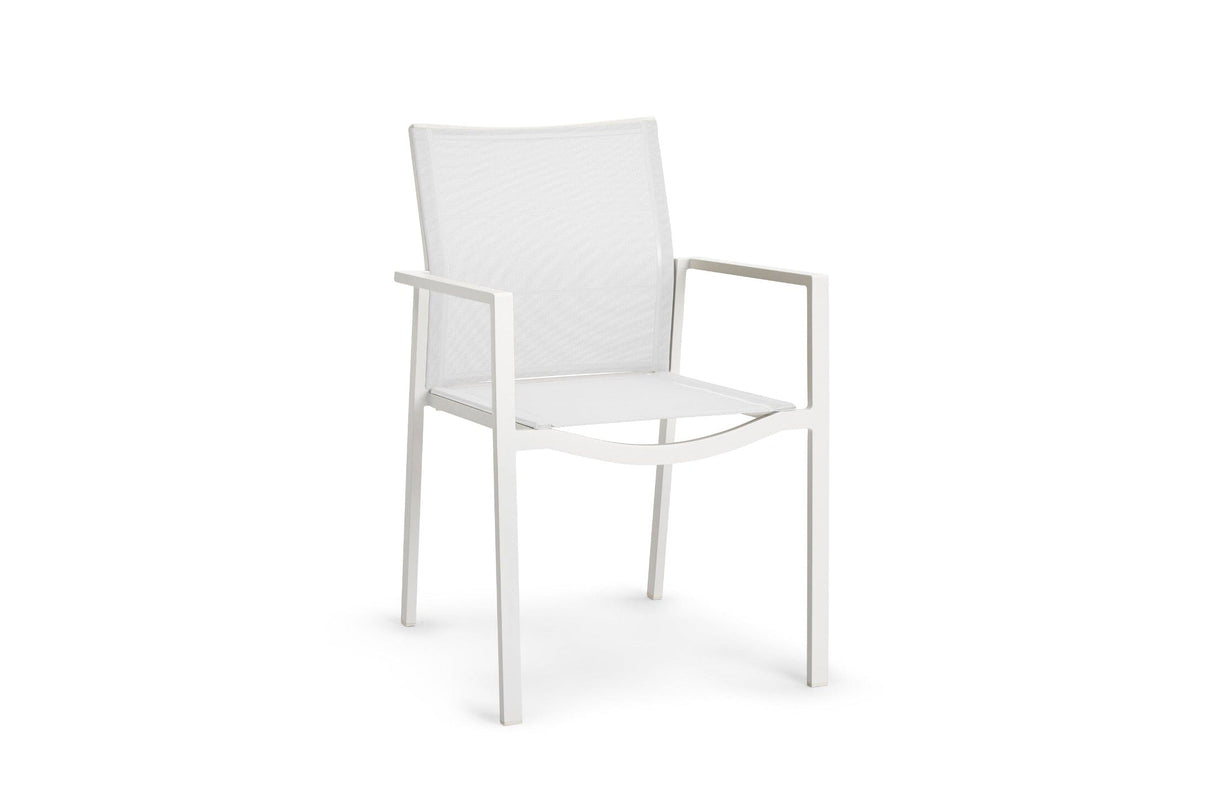 Diphano Alexa Fauteuil repas White AF08 + Batyline White T008 