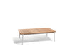 Diphano Omer Table basse S (120x75cm) White AF08 + Teck Naturel 