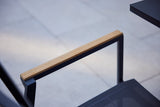 Diphano Selecta Fauteuil repas avec accoudoirs en teck 