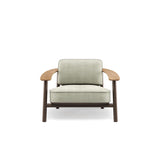 Emu 6045 Twins Fauteuil Lounge 1-Seater Alu Teak - Coussins non inclus
