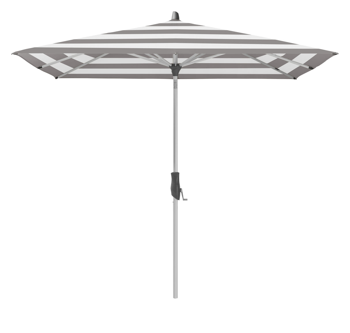 Glatz Parasol ALU-TWIST carre Cat.5 570 Steel Stripe