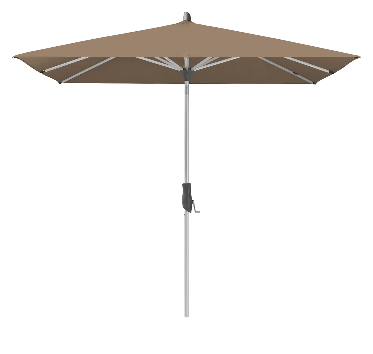 Glatz Parasol ALU-TWIST carre Cat.5 805 Walnut