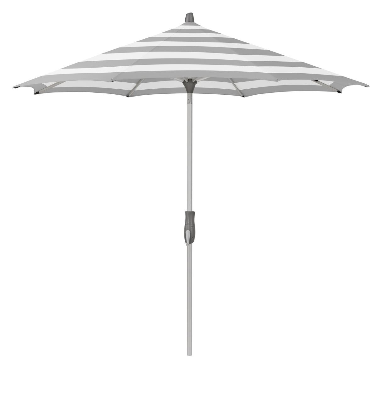 Glatz Parasol ALU-TWIST rond Cat.5 555 Grey Stripe