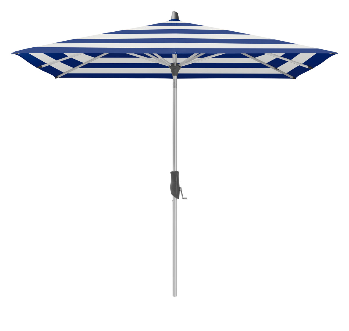 Glatz Parasol ALU-TWIST carre Cat.5 602 Blue Stripe