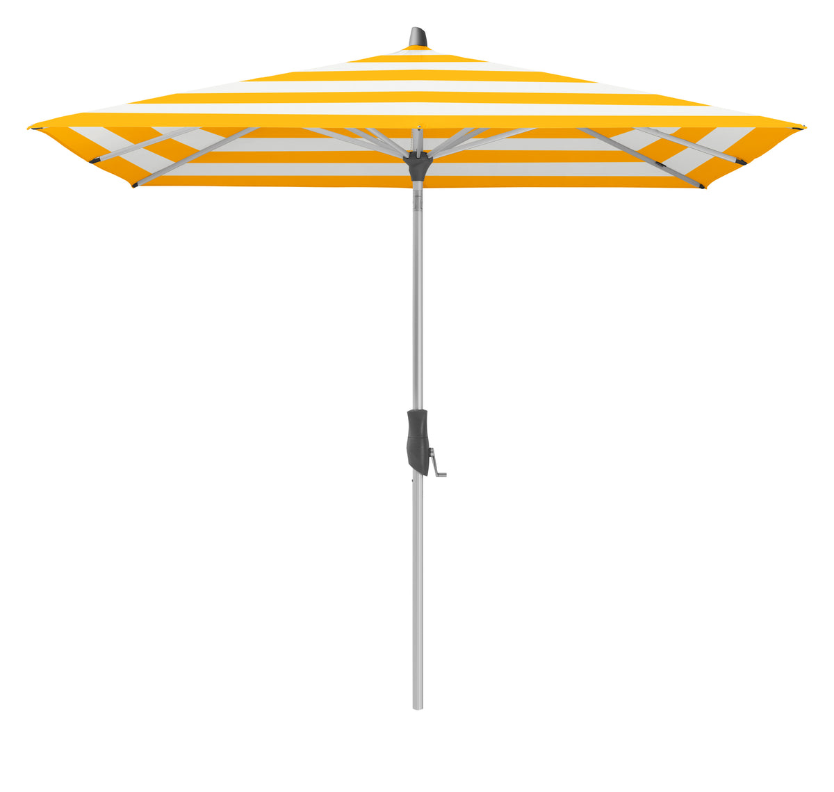 Glatz Parasol ALU-TWIST carre Cat.5 624 Yellow Stripe