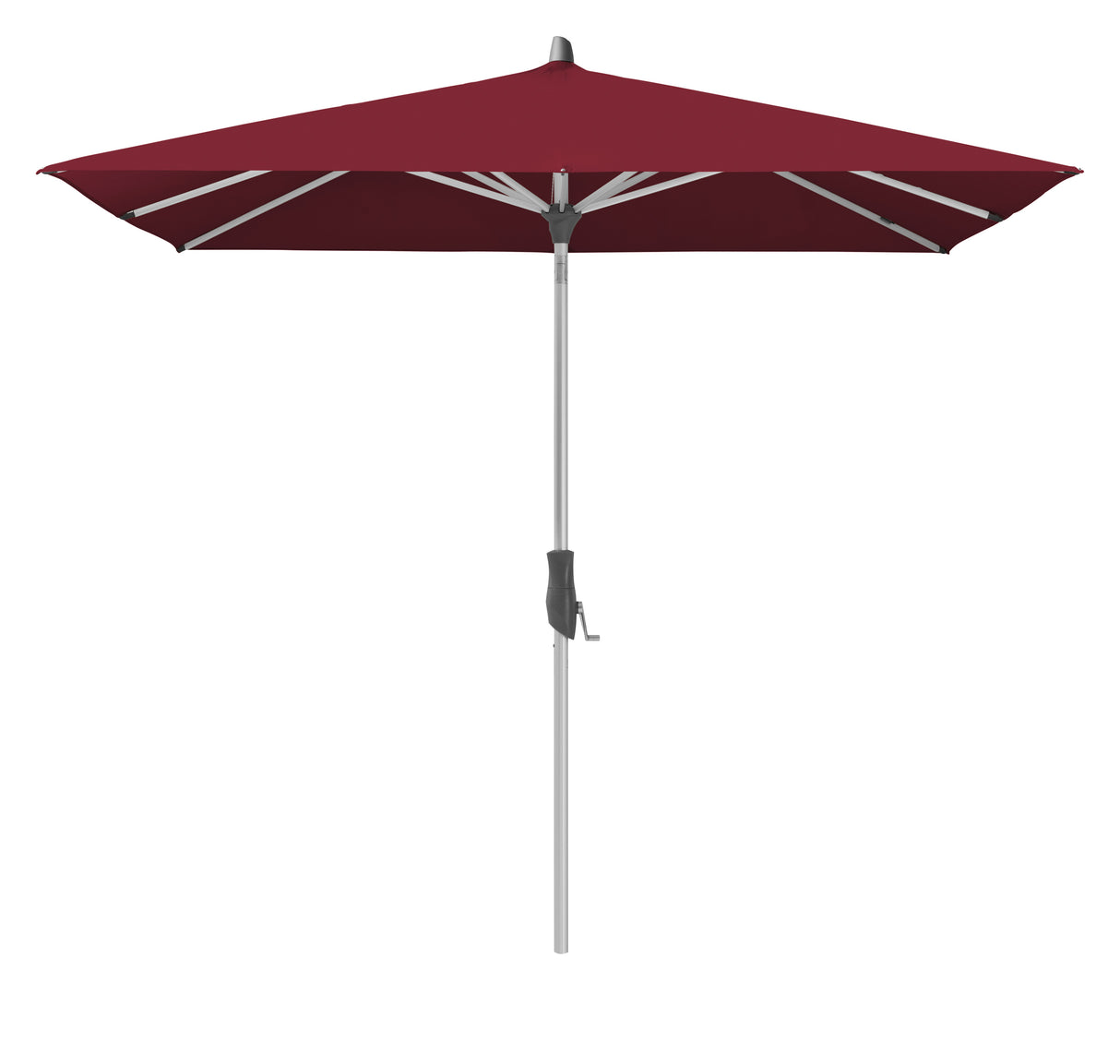 Glatz Parasol ALU-TWIST carre Cat.5 645 Burgundy