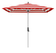 Glatz Parasol ALU-TWIST carre Cat.5 800 Red Stripe