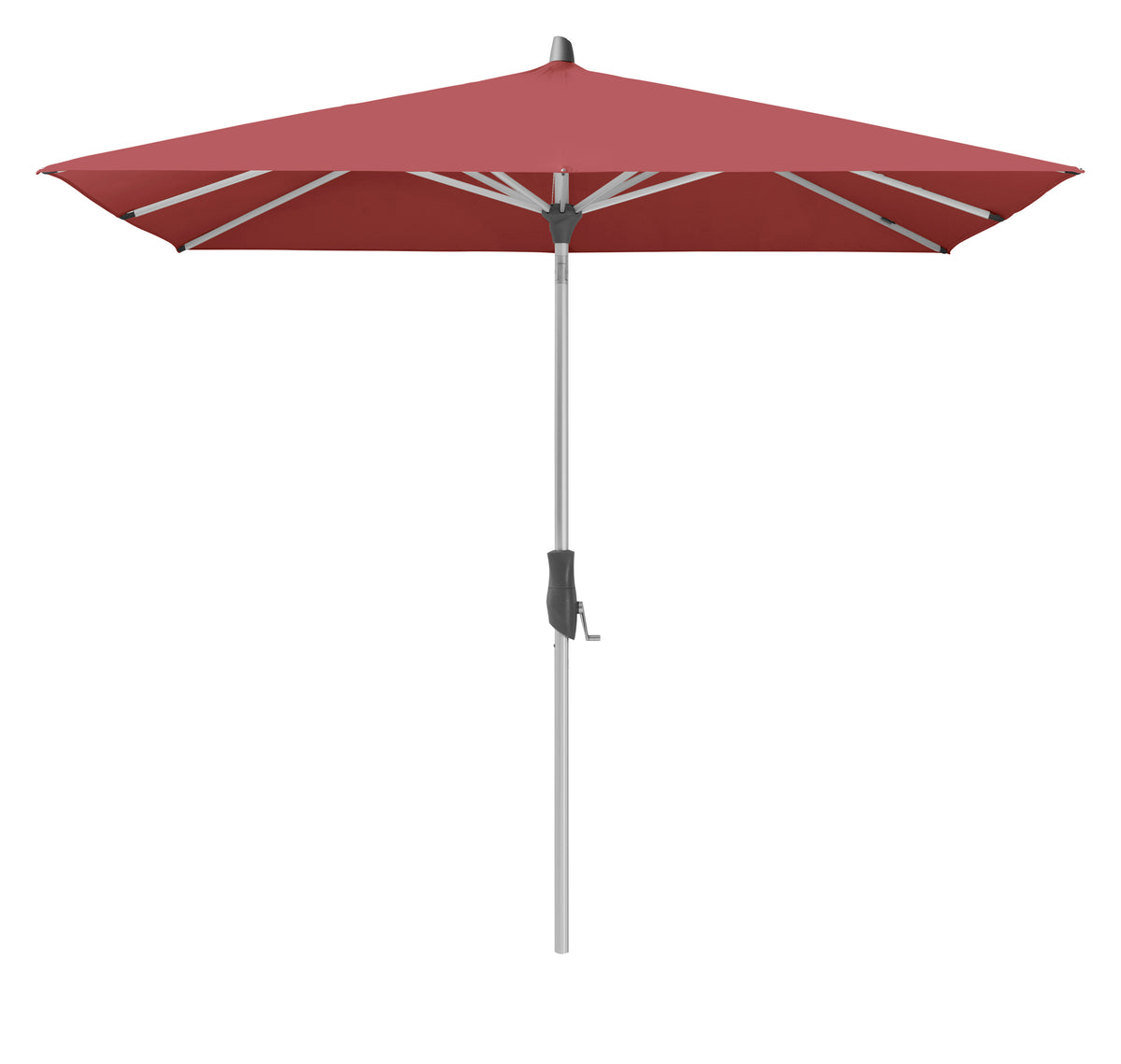 Glatz Parasol ALU-TWIST carre Cat.5 637 Cherry