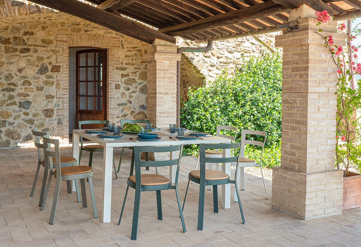 Emu 1038 Quadro Table repas 141x141cm, insert en sus 