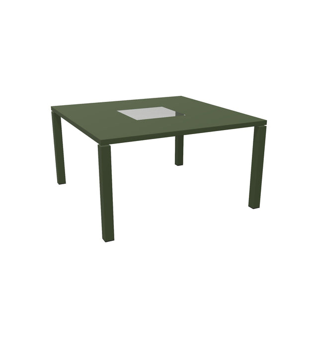 Emu 1038 Quadro Table repas 141x141cm Military Green 17 