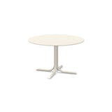 Emu 1156 Table Système Table Fixe ronde Ø117cm Bords arrondis Matt White 23 