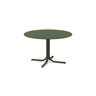 Emu 1156 Table Système Table Fixe ronde Ø117cm Bords arrondis Military Green 17 