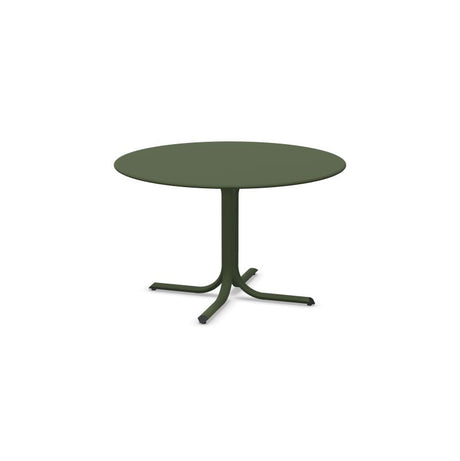Emu 1156 Table Système Table Fixe ronde Ø117cm Bords arrondis Military Green 17 