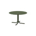 Emu 1156 Table Système Table Fixe ronde Ø117cm Bords arrondis Military Green 17 