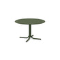 Emu 1156 Table Système Table Fixe ronde Ø117cm Bords arrondis Military Green 17 
