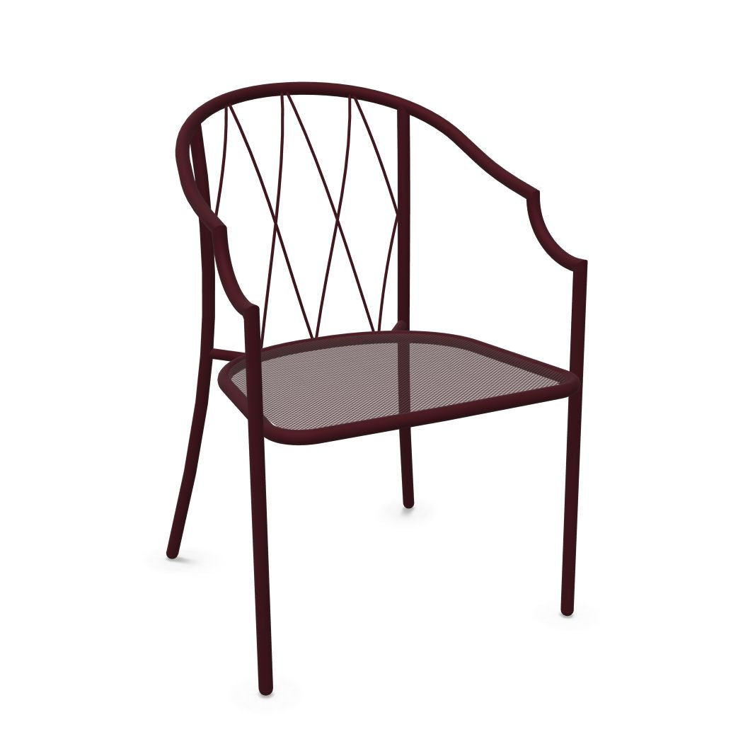Emu 1201 Como Fauteuil bas dossier Intense Red 46 