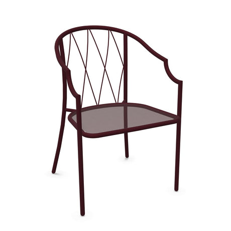 Emu 1201 Como Fauteuil bas dossier Intense Red 46 