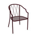 Emu 1201 Como Fauteuil bas dossier Intense Red 46 