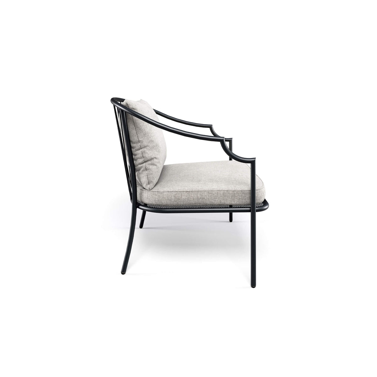 Emu 1204 Como Fauteuil Club Lounge, coussins non inclus 