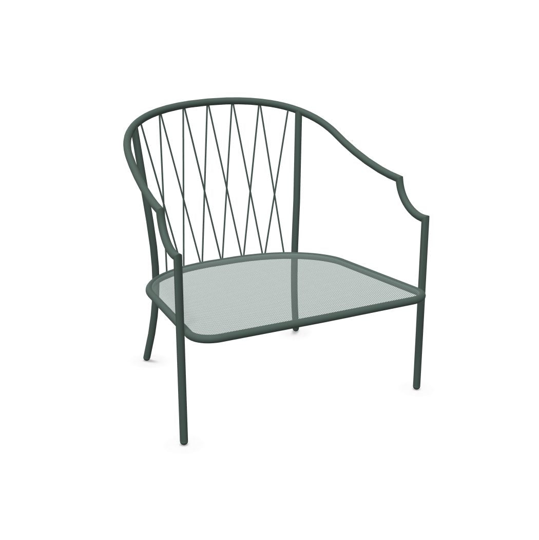 Emu 1204 Como Fauteuil Club Lounge, coussins non inclus Dark Green 75 