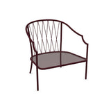 Emu 1204 Como Fauteuil Club Lounge, coussins non inclus Intense Red 46 