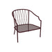 Emu 1204 Como Fauteuil Club Lounge, coussins non inclus Intense Red 46 