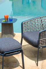 Emu 1217 Carousel Fauteuil Club Alu-Square Twist Rope 
