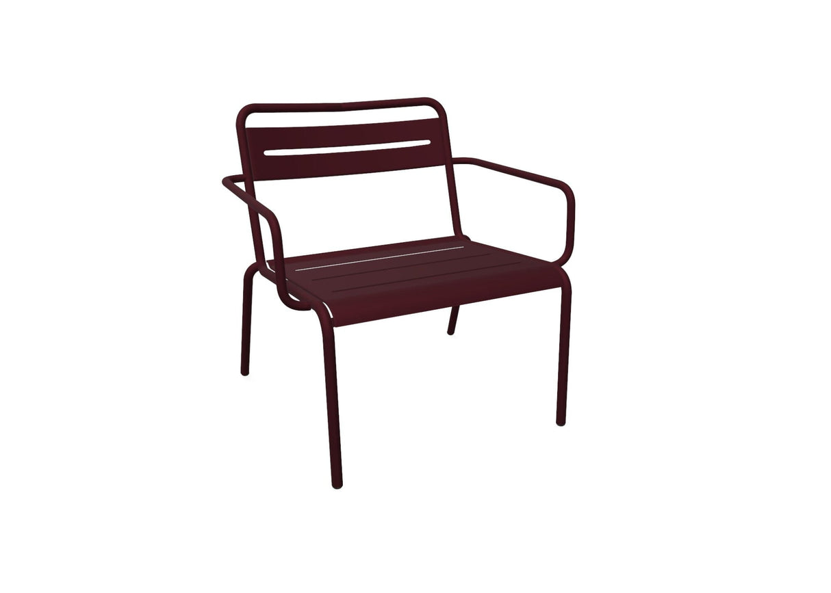 Emu 1363 Star Fauteuil Club Lounge Alu Intense Red 46 