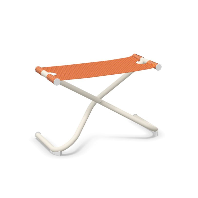 Emu 204 Snooze Pouf Repose pieds Matt White 23 / Pomegranate 300/78 