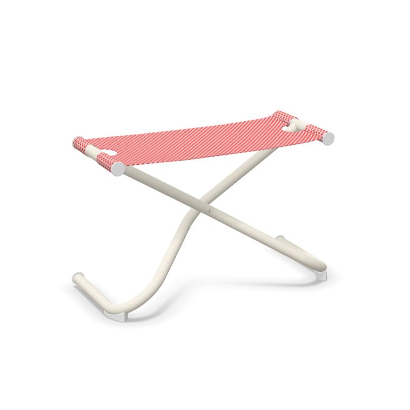 Emu 204 Snooze Pouf Repose pieds Matt White 23 / Red 300/46 