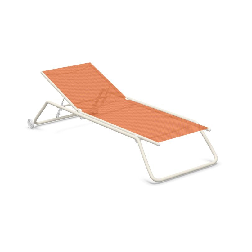 Emu 207 Snooze Chaise Longue Matt White 23 / Pomegranate 300/78 