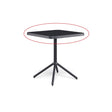 Emu 288 Grace Plateau de table 70x70cm Bords carrés 