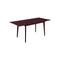 Emu 3484 Plus4 Balcony Table repas à Rallonge 120+52x80cm Intense Red 46 