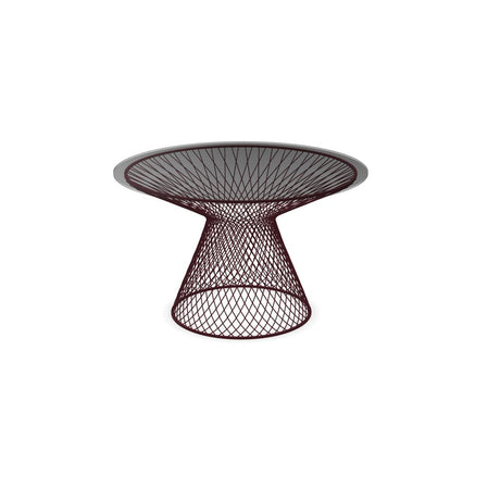 Emu 494 Heaven Piétement Table repas ronde Ø144cm - Plateau non inclus Intense Red 46 