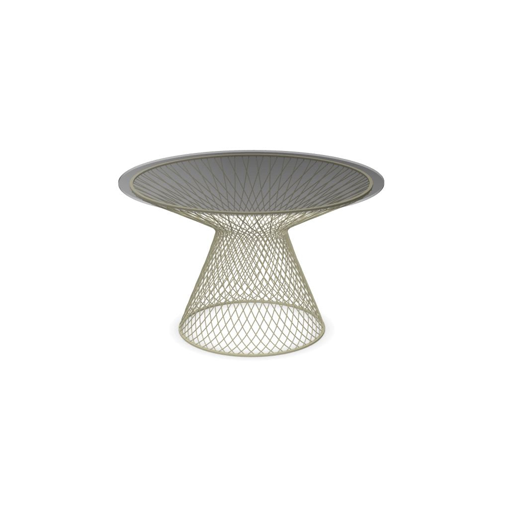 Emu 494 Heaven Piétement Table repas ronde Ø144cm - Plateau non inclus Taupe 71 