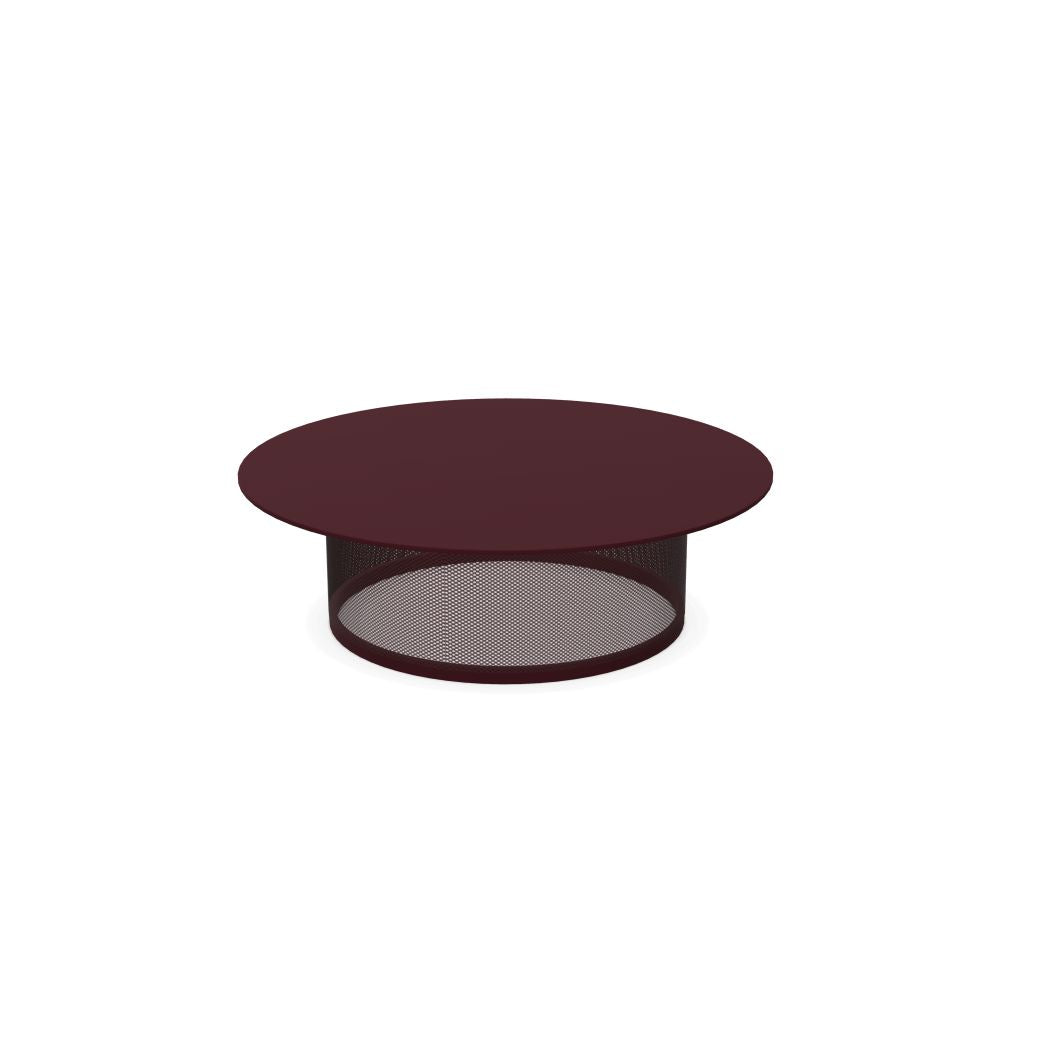 Emu 5048 Cabla Table basse Ø98.5cm h:30cm Intense Red 46 